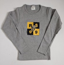 Vintage Rolling Stones RS 99 No Security Ribbed Long Sleeve Shirt Gray Canada picture