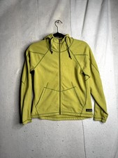 REI Fleece Jacket Womens Small Green Hooded Cozy Warm Outerwear Winter Full Zip picture