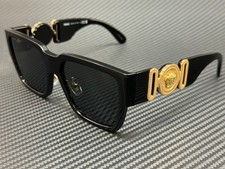 VERSACE VE4483D GB1 87 Black Grey Men's 57 mm Sunglasses picture