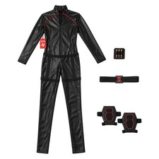 Sexy Women`s Black Widow Costume Assassin Spy Superhero Bodysuit Halloween XS-XL picture