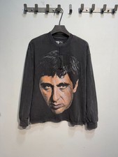 NEW Mens Godspeed Skeleton character print Wash Style Long Sleeve T-shirt picture