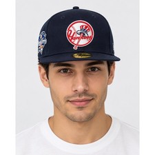 New Era 59FIFTY NY Yankees 2000 World Series Hat Navy Fitted Size 7 3/4 MLB picture