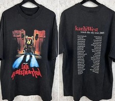 Kanye West Late Registration 2005 Touch The Sky Tour T-Shirt 2 Side Vtg picture