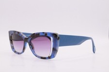 NEW FACE A FACE ASHOKA 1 COL 6591 BLUE BLACK AUTHENTIC SUNGLASSES 52-17 picture