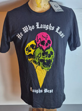 Super Massive Mens Ice Cream Skulls T-Shirt Medium Black NEW NWT picture