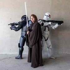 Star Wars Anakin Skywalker Episode 3 Italian Wool Crepe or Poplin Robe, 10 sizes picture
