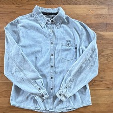 Harley-Davidson 100th Anniversary Light Wash Denim Shirt picture