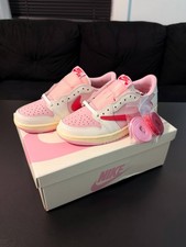 Nike Jordan 1 Retro Low OG Travis Scott Pink SIZE 5.5 US picture