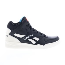 Reebok Royal BB 4500 High 2 Mens Black Leather Lifestyle Sneakers Shoes picture