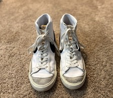 Size 9 - Nike Blazer Mid 77 Vintage White Black 2019 picture