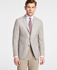 $295 NEW MICHAEL KORS MENS 40R OATMEAL SUPER SOFT BLAZER SPORT COAT SUIT JACKET picture