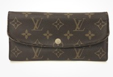 EGA Louis Vuitton Monogram Portefeuille Emilie Long Bifold Wallet Brown/3CJ0003 picture