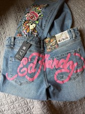 Ed Hardy Low Rise Bootcut Size 28 Women's New with Tags picture