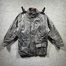 Vintage Topaz Motorcycle Jacket Men's M Black Leather Moto Biker Riding Outdoors picture