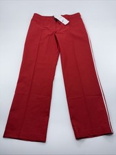 Vintage Escada Slim Techno Pants Red Women’s Size 40 Retail $490.00 NWT picture