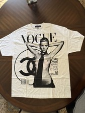 Vintage Premium Label Vogue Kate Moss T Shirt Mens Size XXL 2XL Rare Brand New picture