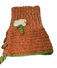 Hat Adorable Women's Knitted Hood Hat With Flower And Button Fasteners picture