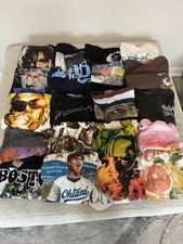 20 Mixed Graphic Print T-Shirt Lot Music Sports Cartoon Unisex Cotton XL picture