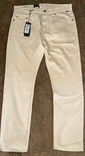 G-Star RAW Men's Beige Triple A Regular Straight Raw Denim Jeans 34x32 5-Pocket picture