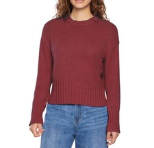 NEW Gap Crewneck Sweater WOMENS Burgundy Red Pullover SIZE MEDIUM picture
