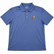 Nike Mens XL Tour Performance Dri Fit Golf Polo Shirt Blue Disney Grumpy picture