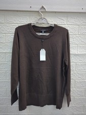 New Universal Standard Savvy Fine Knit Crew Sweater Women's Size XS picture