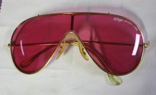 VINTAGE 80s B&L RAY-BAN WING SUNGLASSES PINK LENS picture