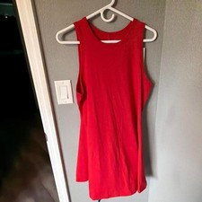 A-new-day Women's Red and Orange Dress picture