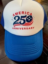 New America 250th Anniversary Adjustable Graphic Trucker Hat- lot of 144 hats picture