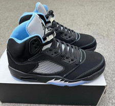 Men's US 14 Air Jordan 5 University Blue Retro Black DD0587-008 picture