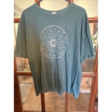 C&C California Sunwashed Zodiac Graphic T-Shirt Stargaze Teal Large NEW Witchy picture