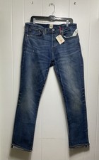 Gap Cone Denim Men’s Blue Selvedge Button-fly Slim Jeans 33x32 NWT picture