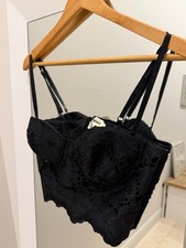 LAGENCE Sonya Bralette in Black - Size Medium - New With Tags picture