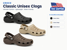New Model Crocs Leather Men And Women Outdoor Beach Yukon Vista II Clog - USA picture