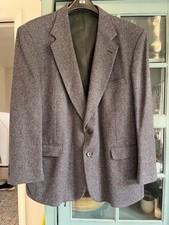 Towncraft Men's 46R Herringbone Wool Blend Sport Coat Blazer picture