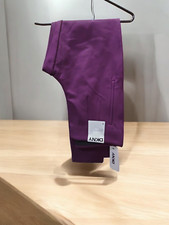 DKNY UG4P6314 Pull On Skinny Leg Dress Pants, Aubergine,Various picture