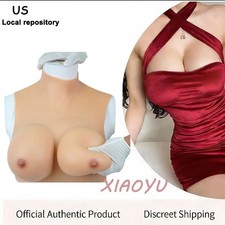 Realistic C-G Cup Silicone Breast Forms Breast Plate Fake Boobs For Crossdresser picture