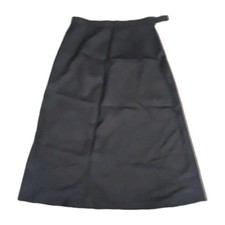 Vintage Nordstrom KGR Charcoal 100% Worsted Wool Skirt Sz 10 Heavy Weight Vtg picture