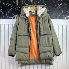 Orolay 092 Amazon Coat Women S Olive Green Down Puffer Parka Expandable Side Zip picture