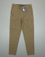 Kenneth Cole Active Men's Tech Cargo Jogger Pants Khaki Tan Flex Stretch NWT picture