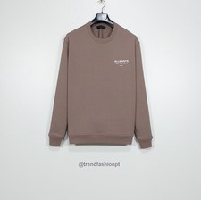 ALLSAINTS underground cotton sweatshirt - stone taupe S picture