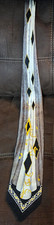 1990s BEAUTIFUL ANGELINO RARE VINTAGE NOSTALGIC STYLISH DESIGNED 100% SILK TIE❤️ picture