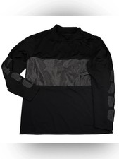 H & M x Alexander Wang Shirt Women's XS Black Streetwear Mesh Panel Stretch Tee picture