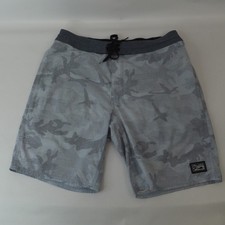 Pelagic Hydro-Lite Men’s Board Shorts Size 32 Blue Camo Fishing Swim picture
