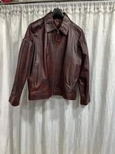 Men's Burgundy Biker Leather Jacket| Real Soft Sheepskin Leather Premium Jacket picture