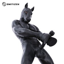 Smitizen Black Silicone Horse Pant with Penis Animal Pant for Halloween Party picture
