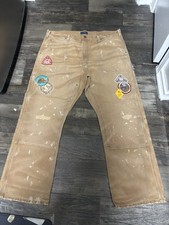 Polo Ralph Lauren Canvas Carpenter Expedition Patch Desert Trails Pants 38x30 🔥 picture