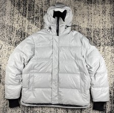 CONCEPTS X CANADA GOOSE MACMILLAN JACKET REFLECTIVE SILVER GREY SZ L/XL picture