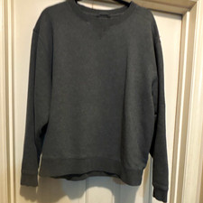 L.L.Bean Men's Traditional Fit XL Regular Gray Crewneck Fleece Pullover picture