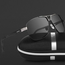 Aluminium HD Polarized Photochromic Sunglasses Men Classic Pilot Driving Eyewear picture